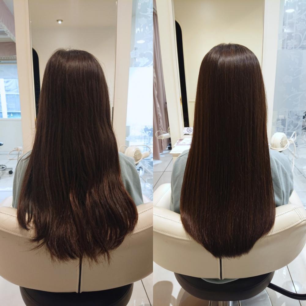 縮毛矯正 BEFORE&AFTER