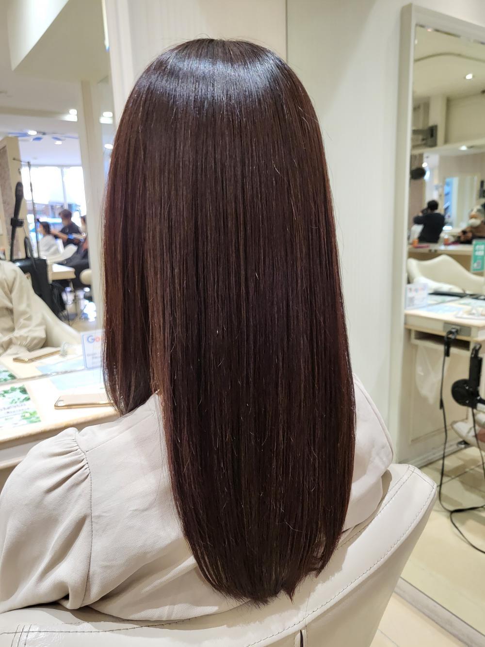 酸性領域でかける縮毛矯正