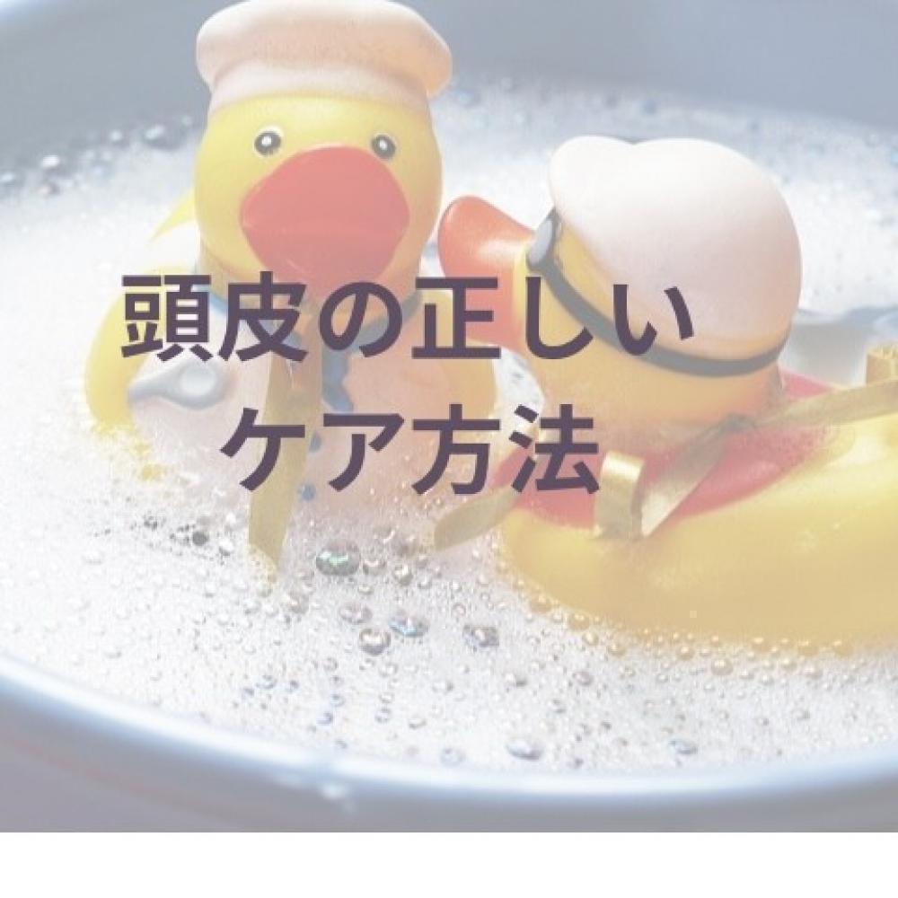 頭皮の正しいケア方法