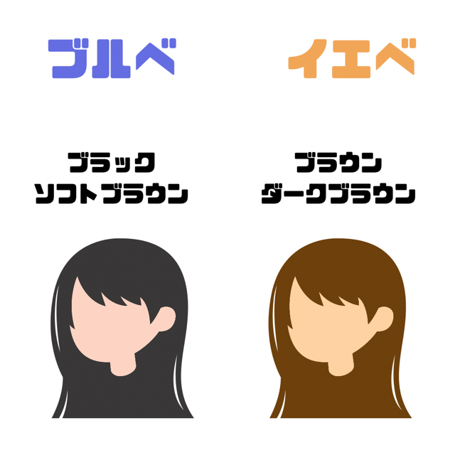 question３  あなたの地毛は何色？