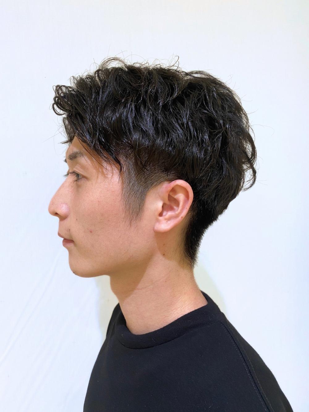 ゆるいパーマスタイル