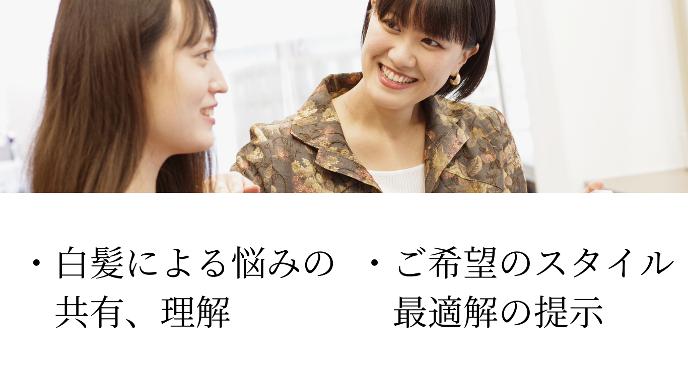 ①丁寧なカウンセリング