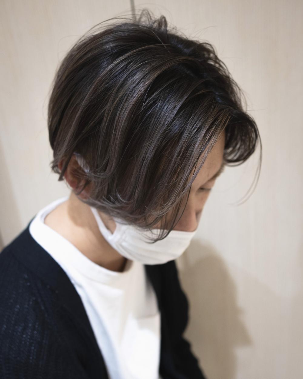 コントラストハイライト（グレー）※ヘアカラー