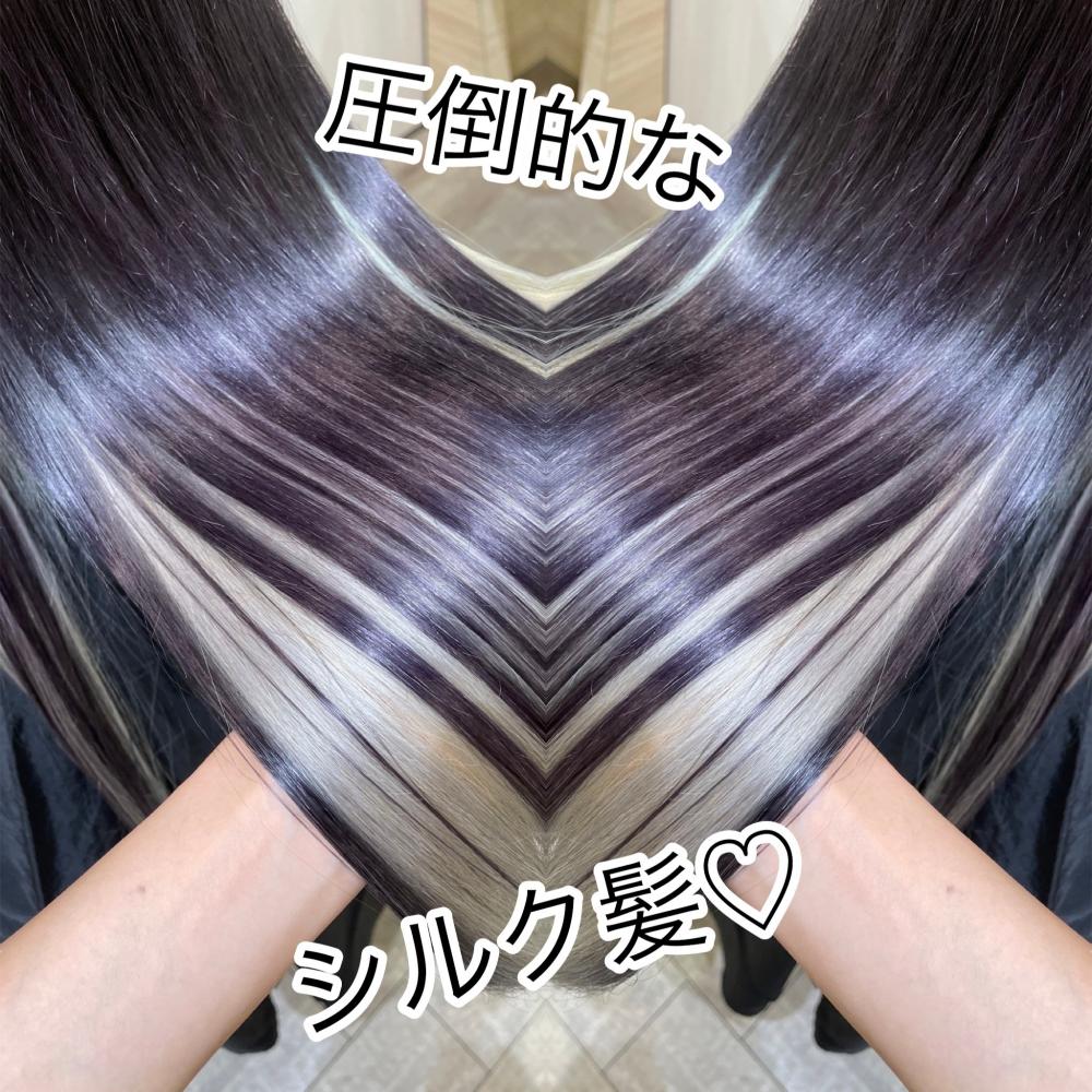 複雑履歴もオイルで艶髪へと^_^