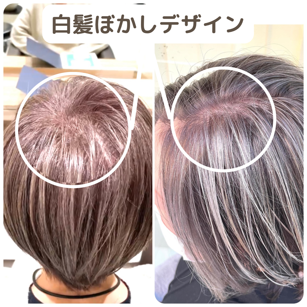 白髪ぼかしカラーとは