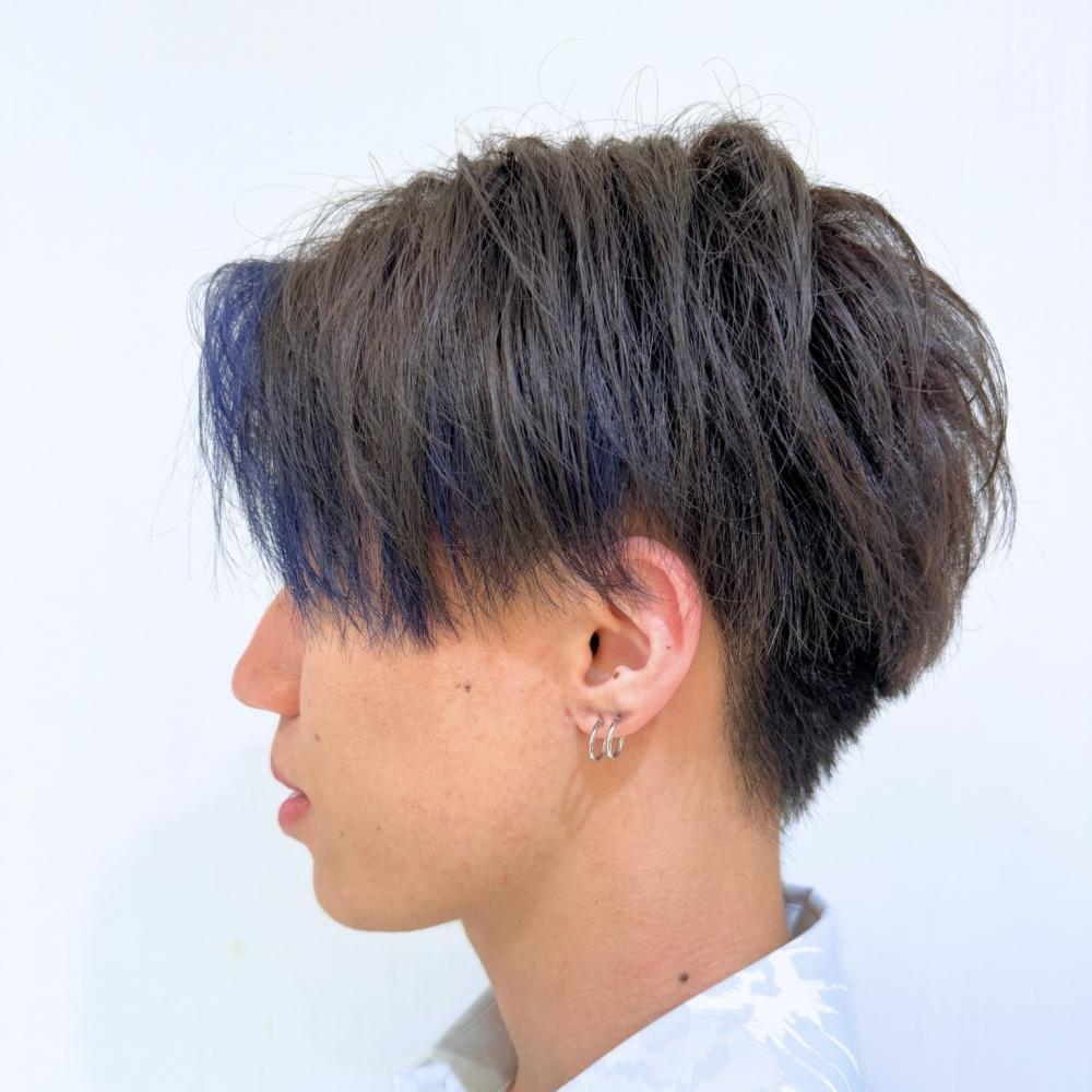 フェイスフレーミング（バングカラー）