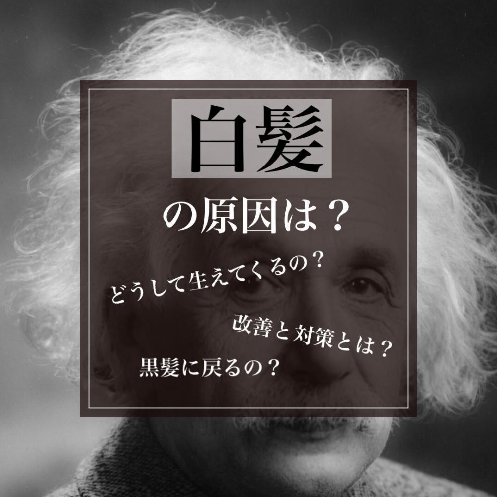 『白髪』の原因は？対策と改善方法は？