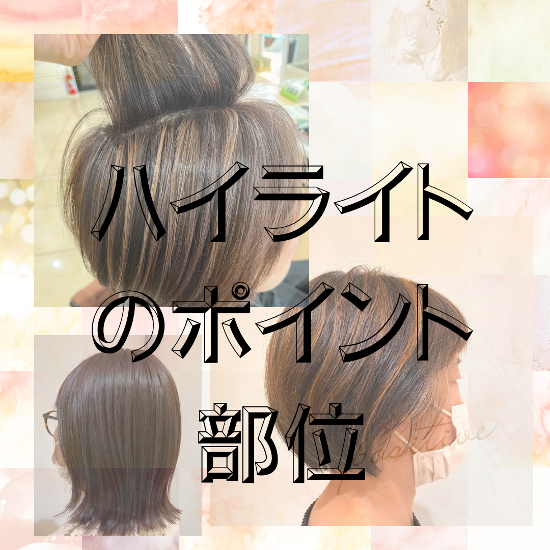 ハイライトのポイント部位