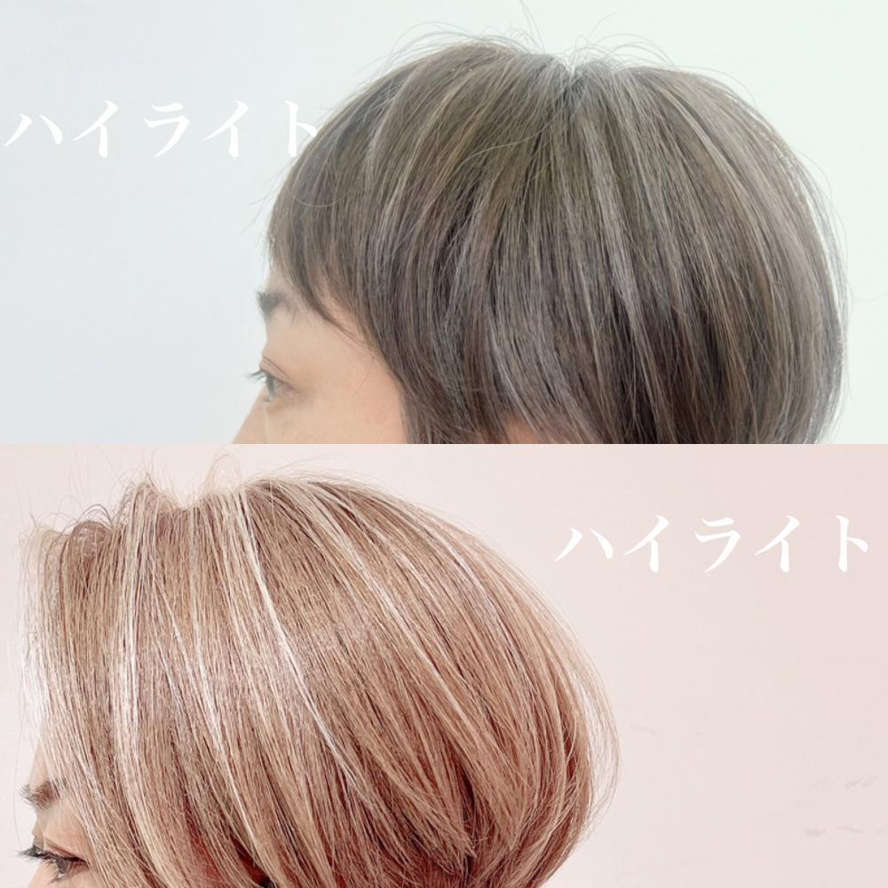 ハイライト【白髪ぼかし】