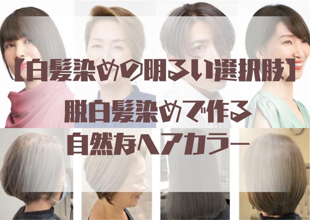 【白髪染めの新しい選択肢】脱白髪染めで自然なヘアカラーへ