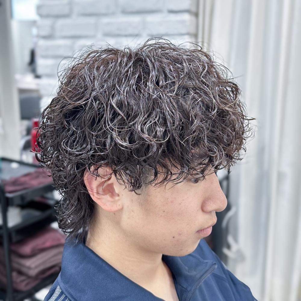初めてパーマをかける方にオススメ＊マッシュ×波巻きスパイラルパーマ(吉祥寺メンズパーマ/眉毛/パーマ