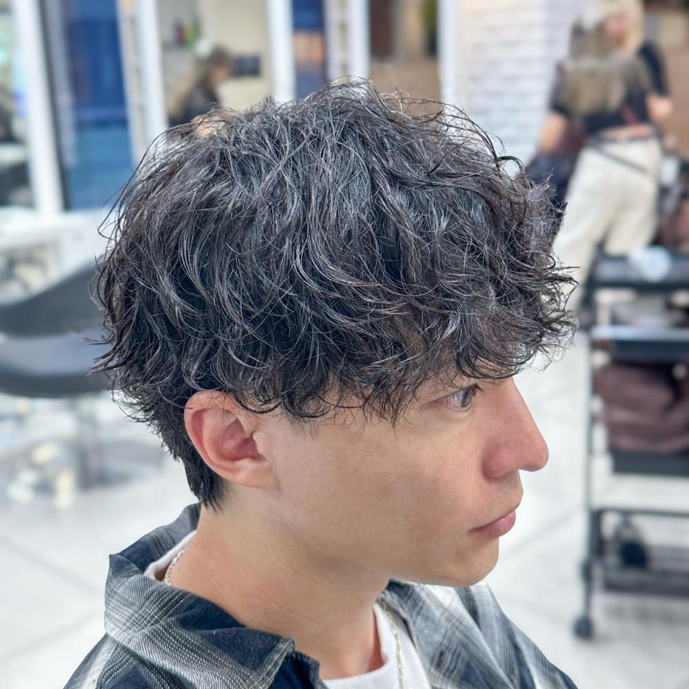 無造作で縦落ち感のある束感が欲しい方にオススメ＊刈り上げマッシュ×ツイストスパイラルパーマ(吉祥寺)