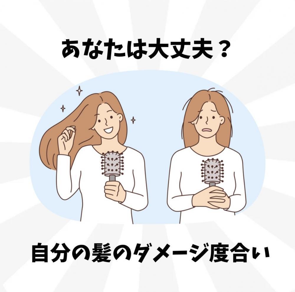 あなたは大丈夫？自分の髪のダメージ度合い