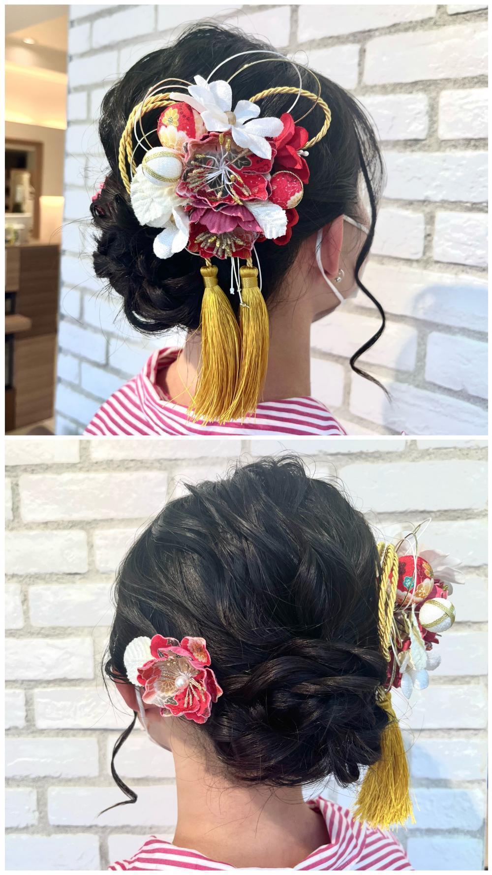 アップスタイル　〜ふんわり華やか〜