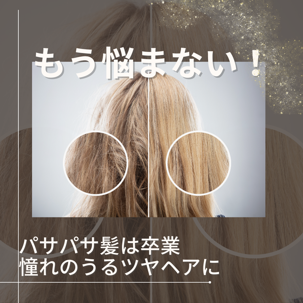もう悩まない！パサパサ髪を卒業して憧れのうるツヤヘアに