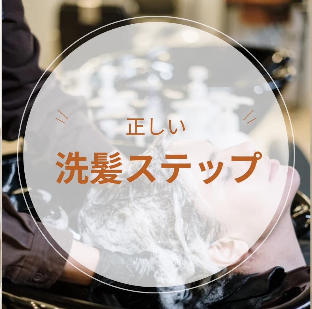 正しい洗髪ステップ