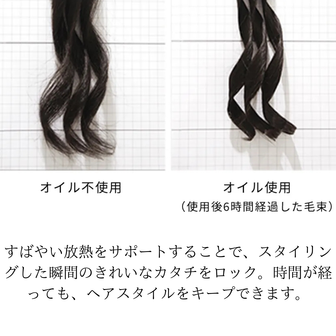  ３つの特長① 熱をすばやく下げて、 きれいなカタチを 長時間ロック