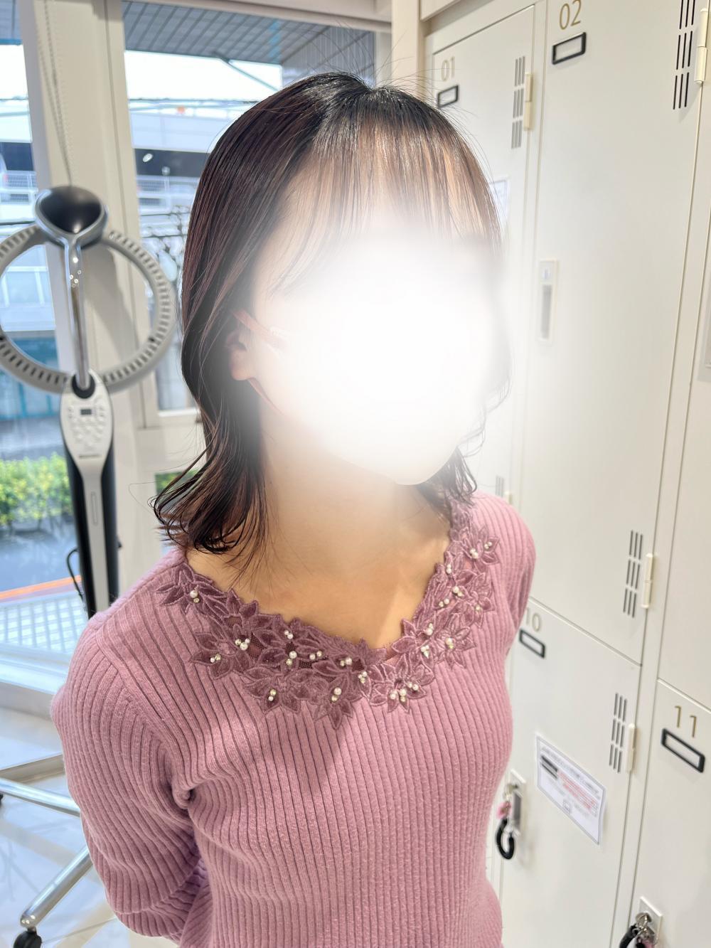 小顔効果抜群レイヤー