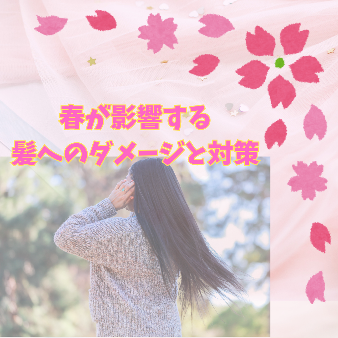 春の季節における髪への影響と対策！