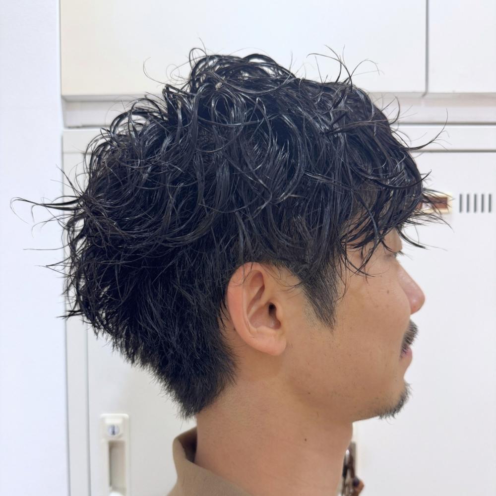 ウェットパーマスタイル