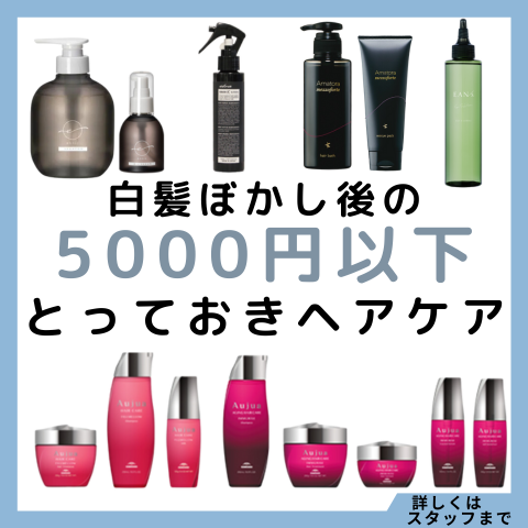 ■ グレージュを長く楽しむためのケア方法