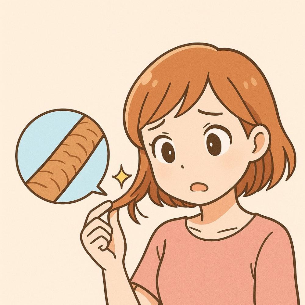 髪の毛は「繊細な繊維」