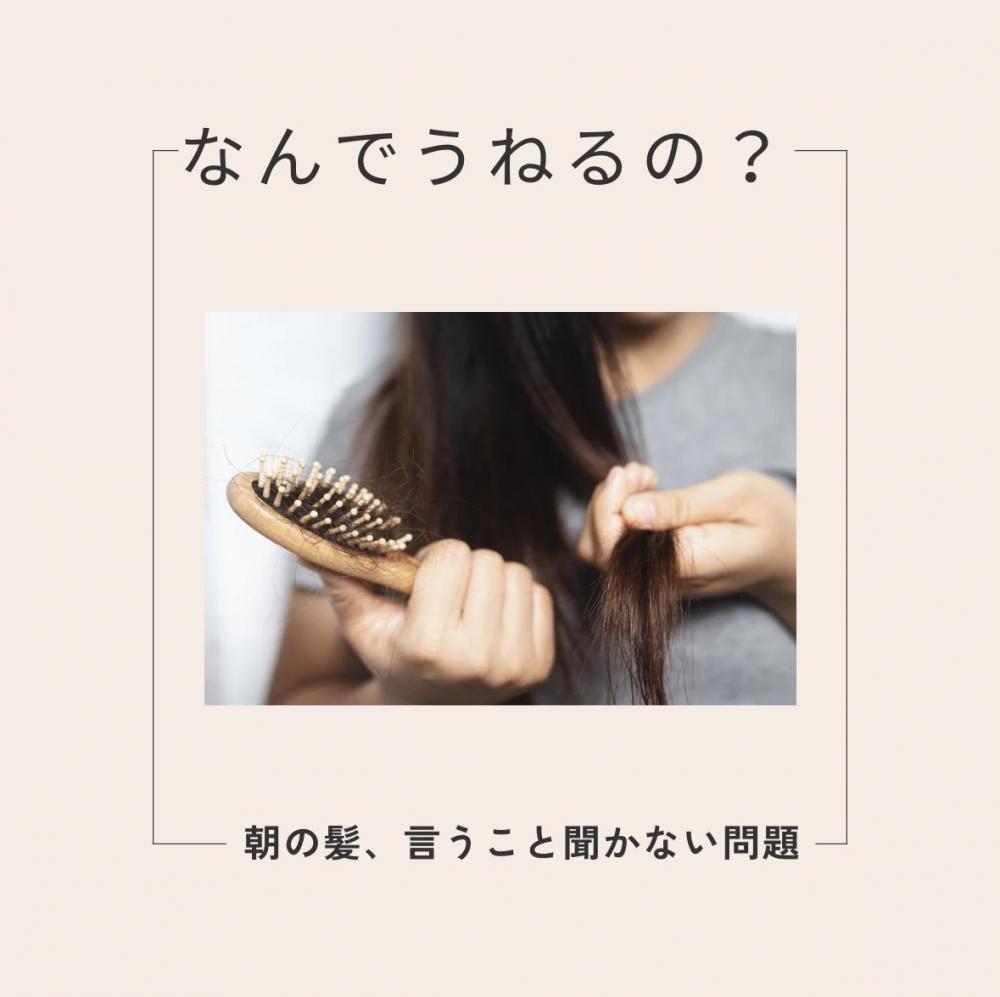なんでうねるの？朝の髪、言うこと聞かない問題