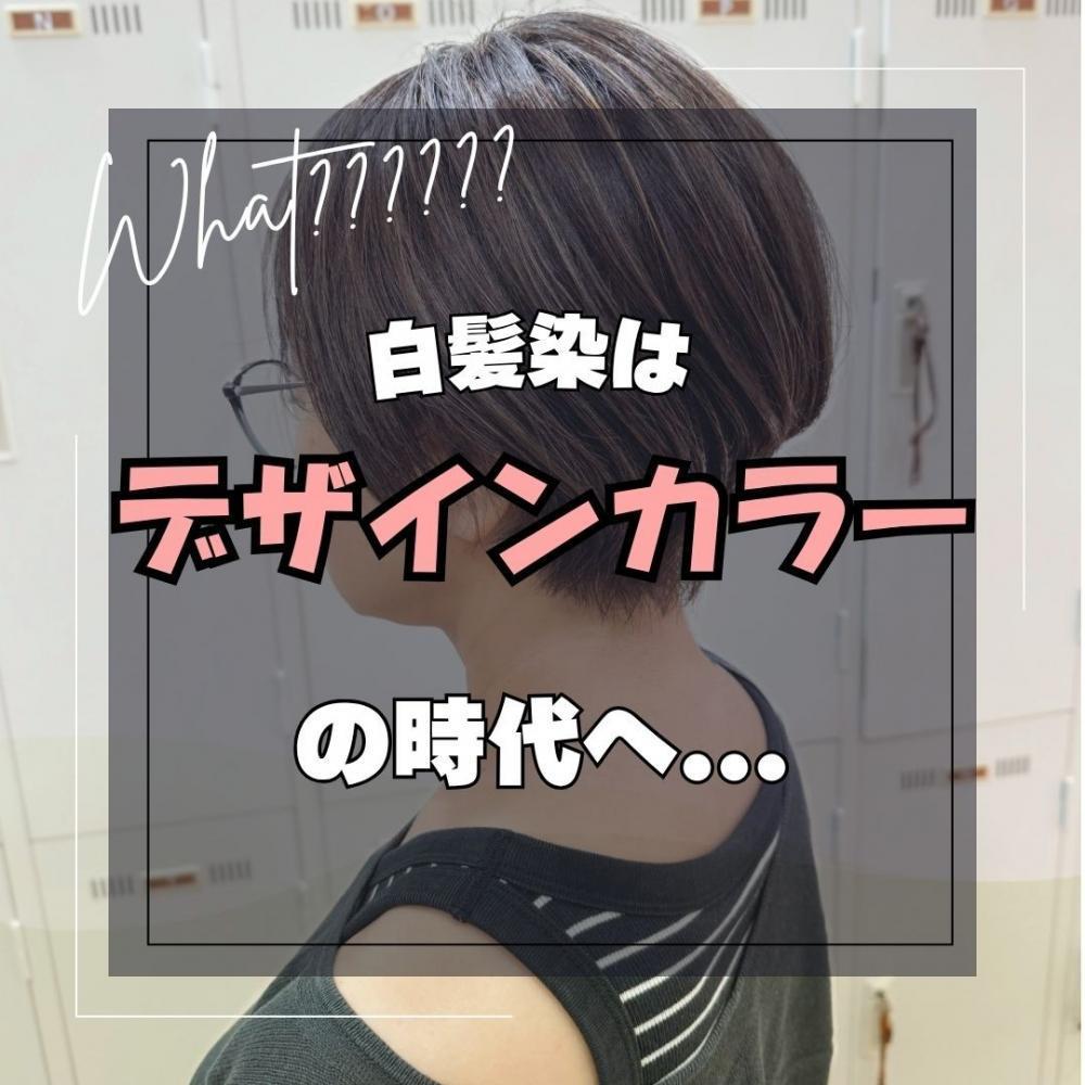 白髪ケア　＝「デザインカラー」の時代へ