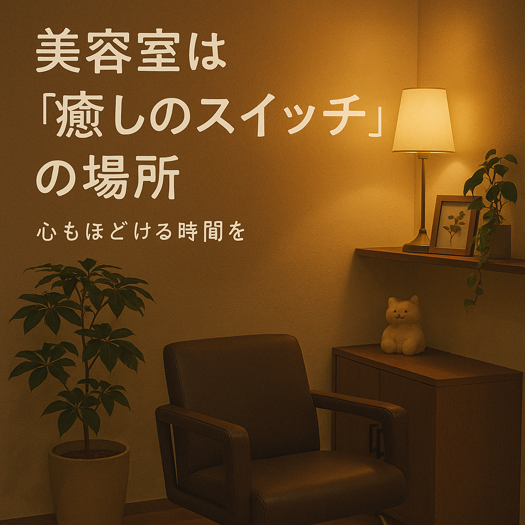 5. 美容室は“癒しのスイッチ”の場所