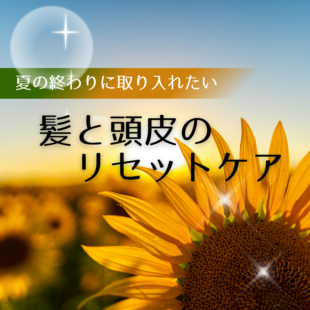 夏の終わりに取り入れたい髪と頭皮のリセットケア