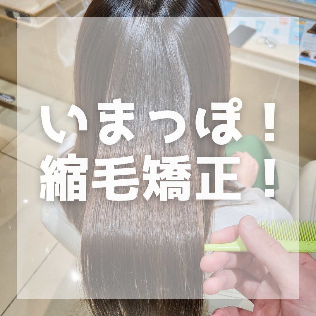 欲しい髪質を手に入れる今っぽ縮毛矯正