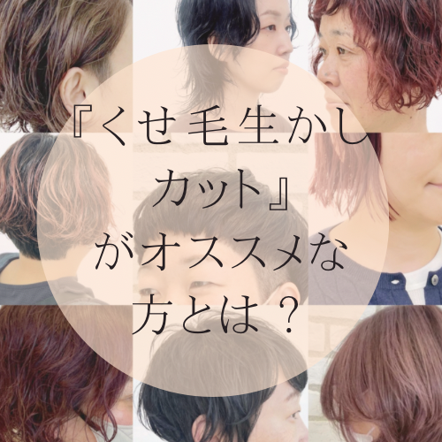 『くせ毛生かしカット』がオススメな方とは？