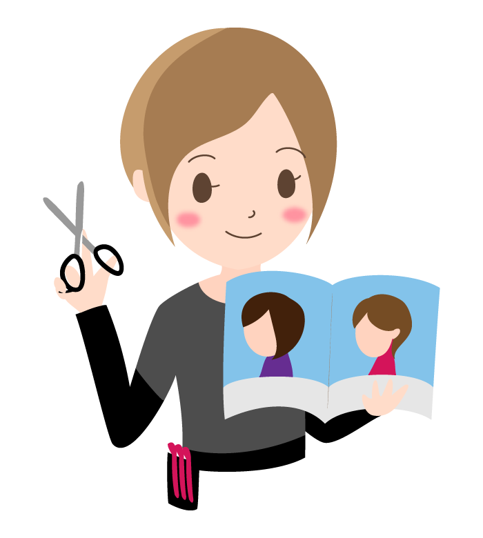 顔型に合わせたヘアスタイル選び
