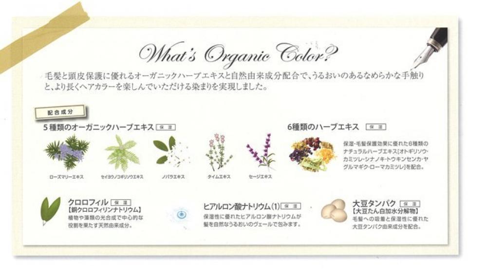 【オーガニックカラー】って何？