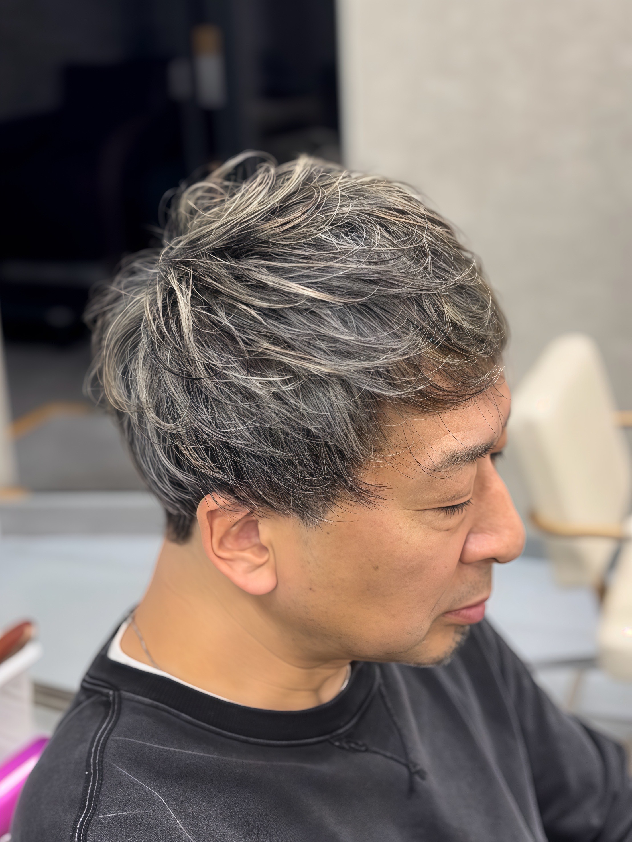 白髪ぼかしメッシュ（Gray Blending Mesh）