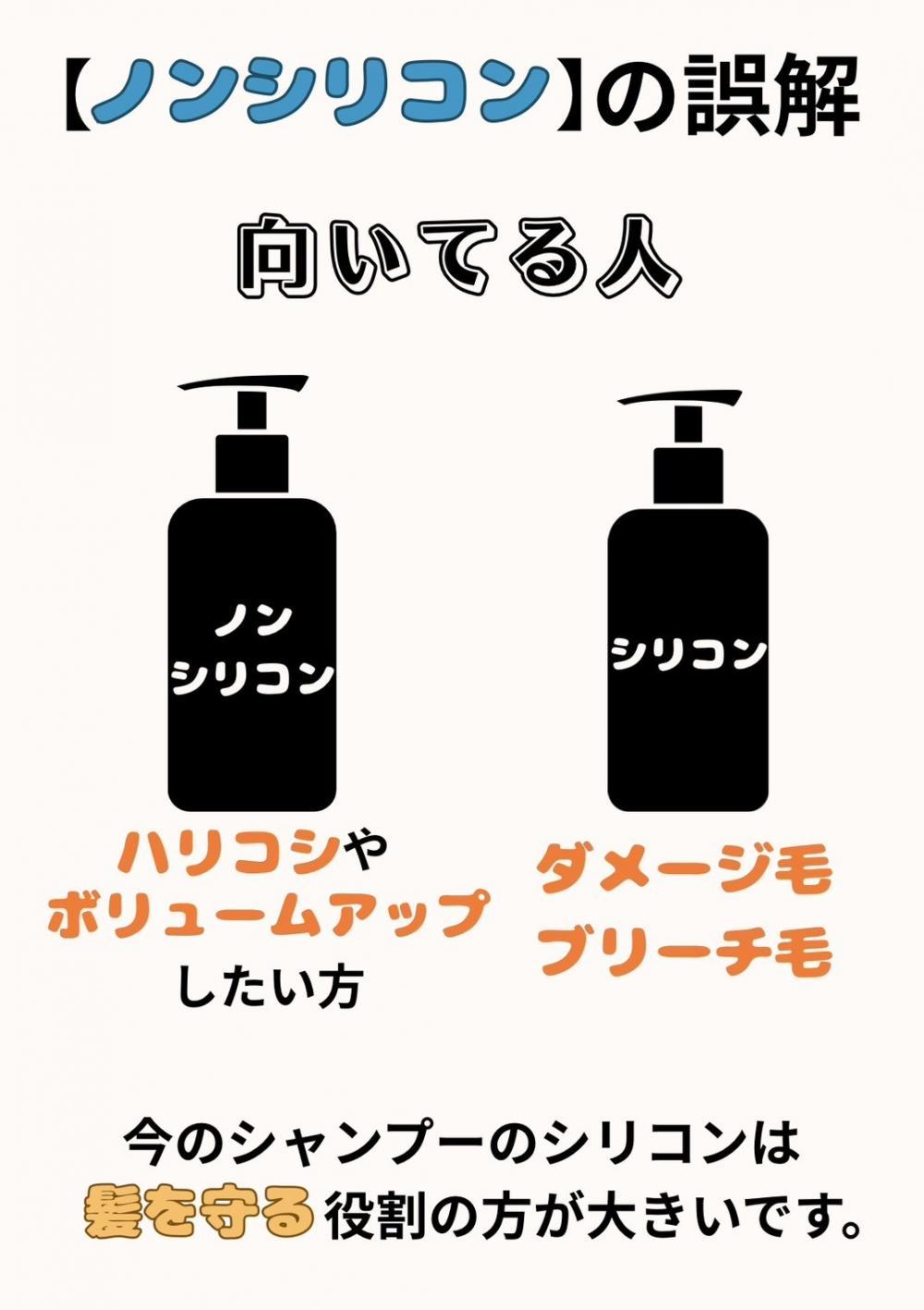③【控えてください】“ノンシリコン”の誤解