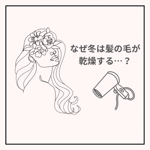 なぜ冬は髪が乾燥する？
