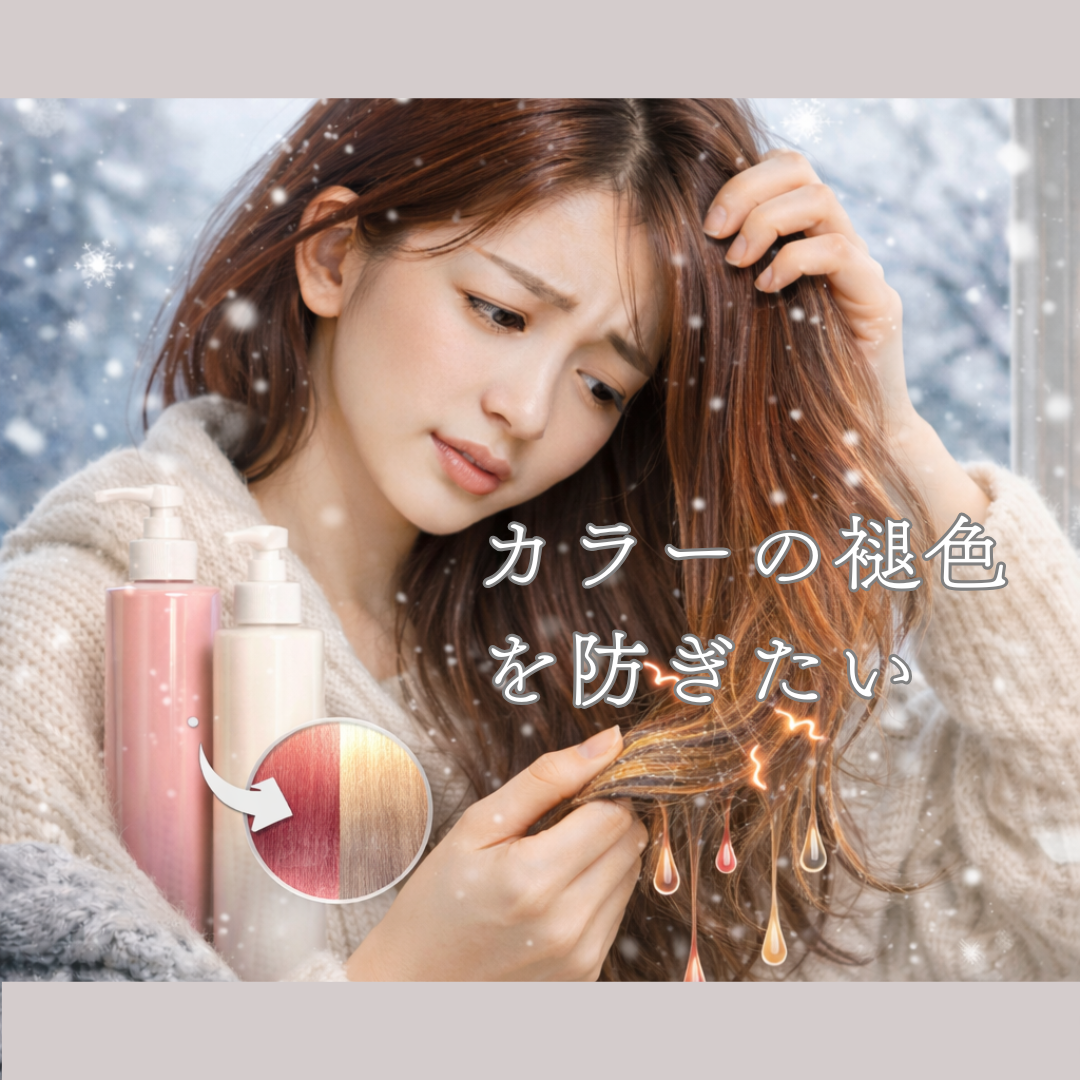 ⑤ カラーの色持ちが悪くなる