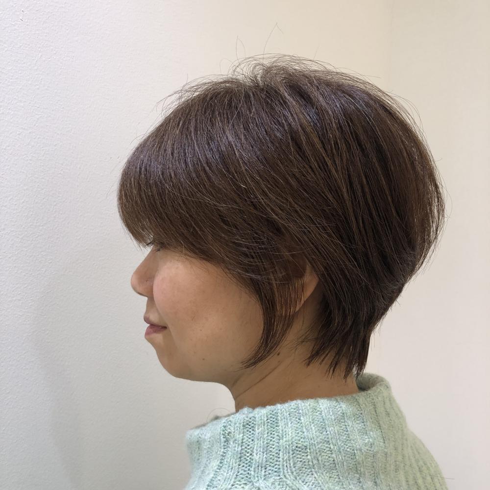 頭頂部のボリュームも出るんです