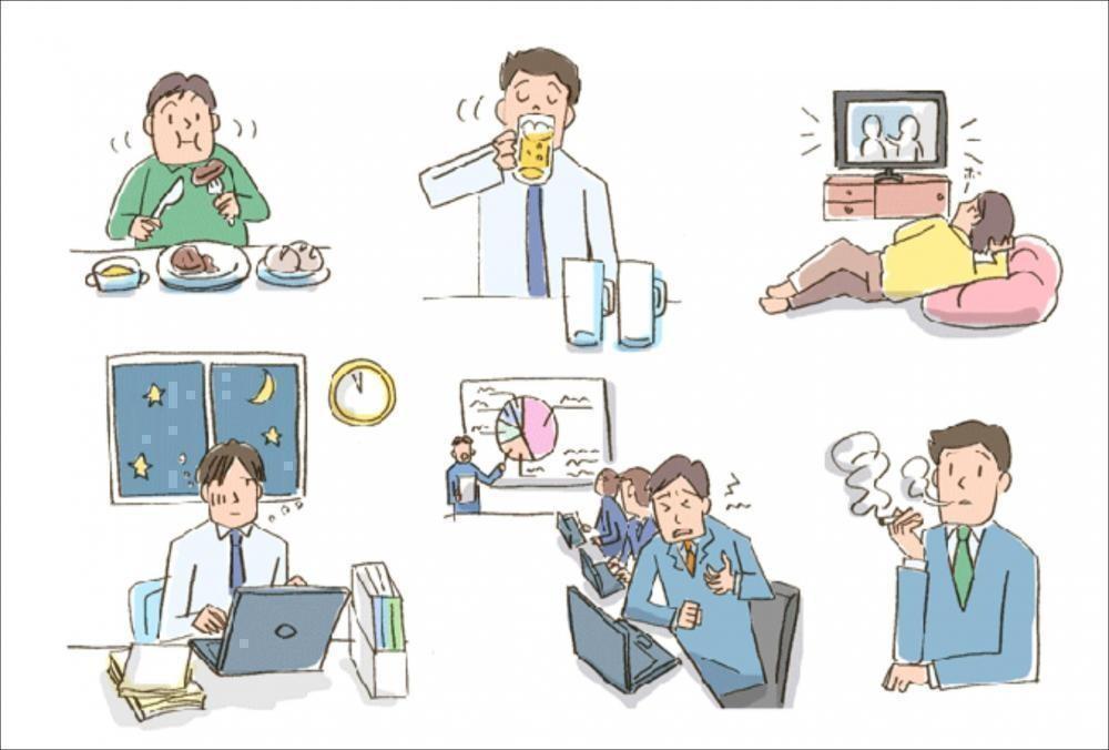 白髪が増える原因その①　ストレスや不規則な生活習慣