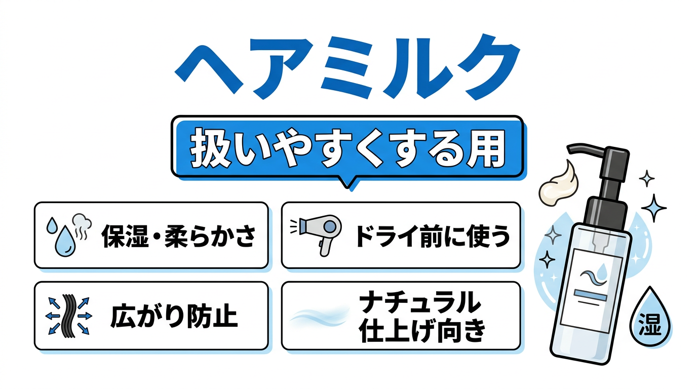 6、ヘアミルク