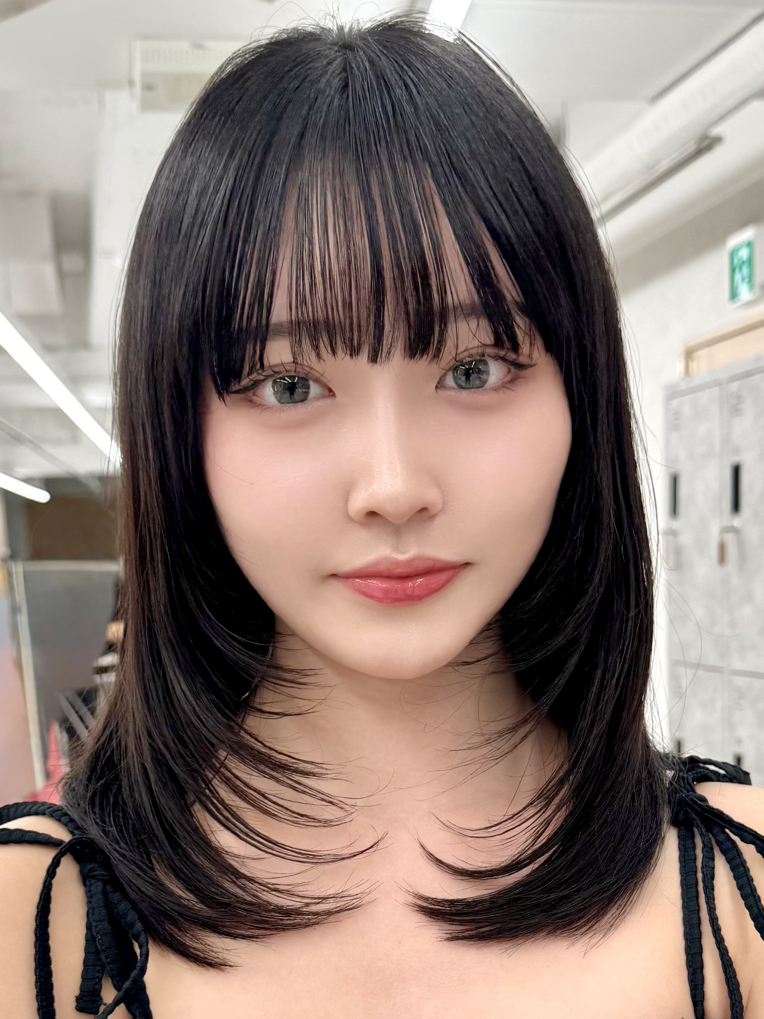 結んでも可愛い やや高めレイヤー