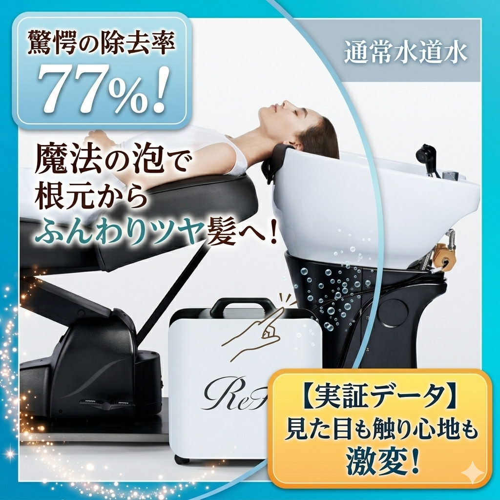 【驚愕の除去率77%】洗うたび、髪と頭皮が美しく整う。サロンクオリティを極限まで高める「魔法の泡」VEENAの秘密