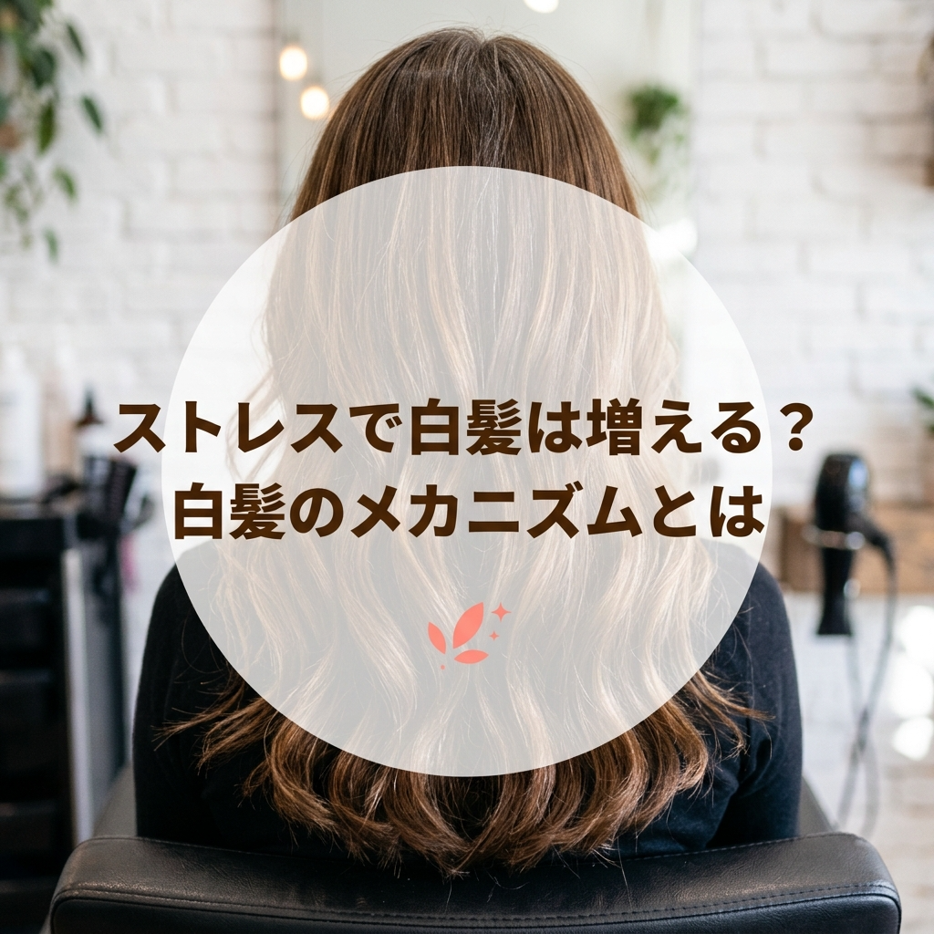 ストレスで白髪は増える？ 白髪のメカニズムとは