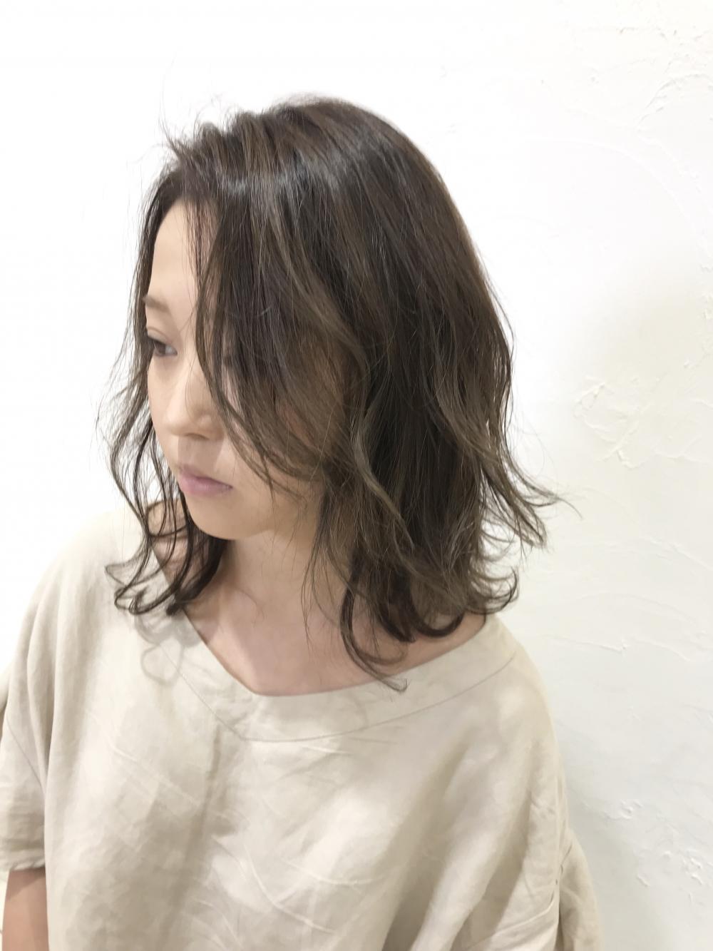 ハイライト×モカベージュ