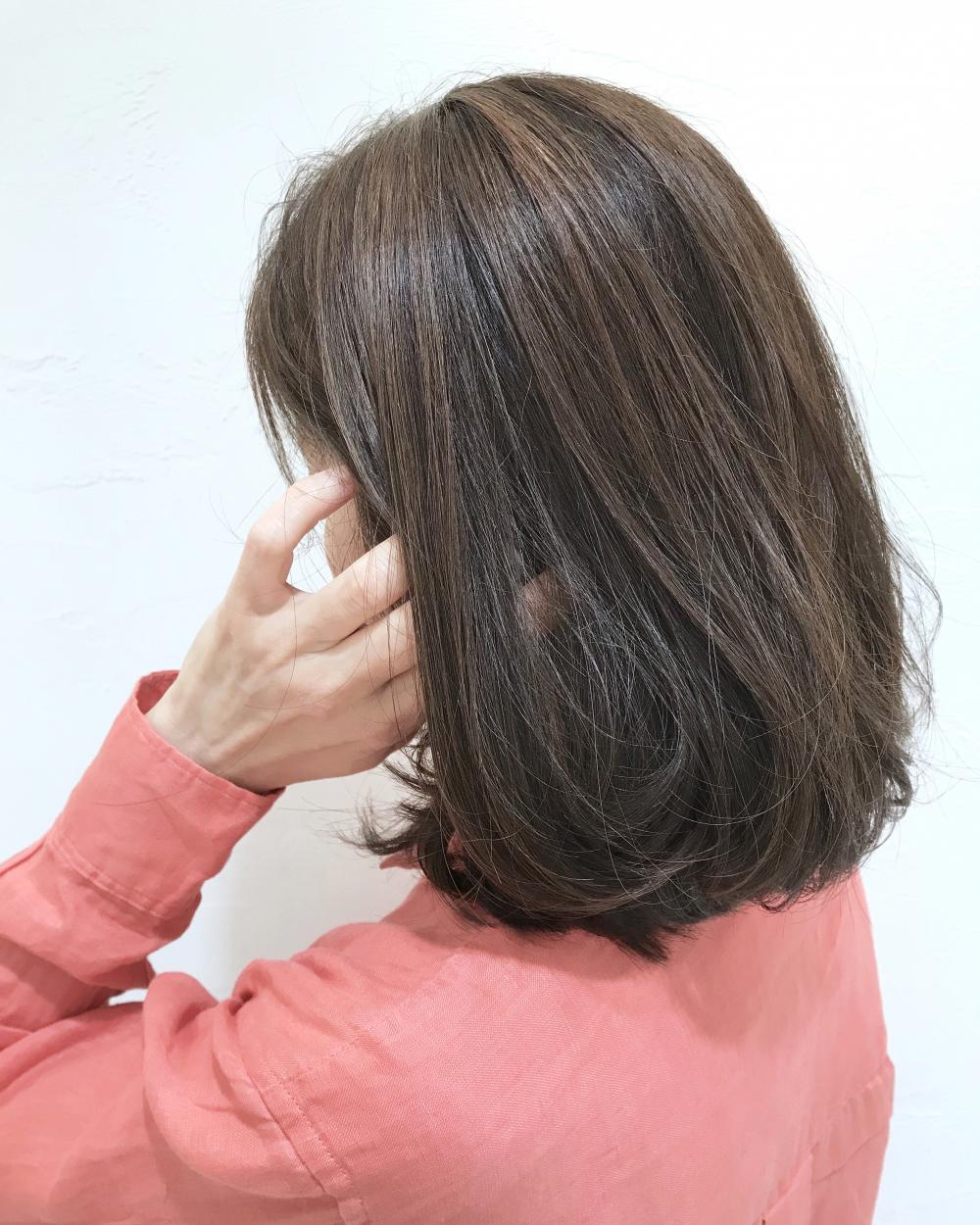 明るい白髪染め
