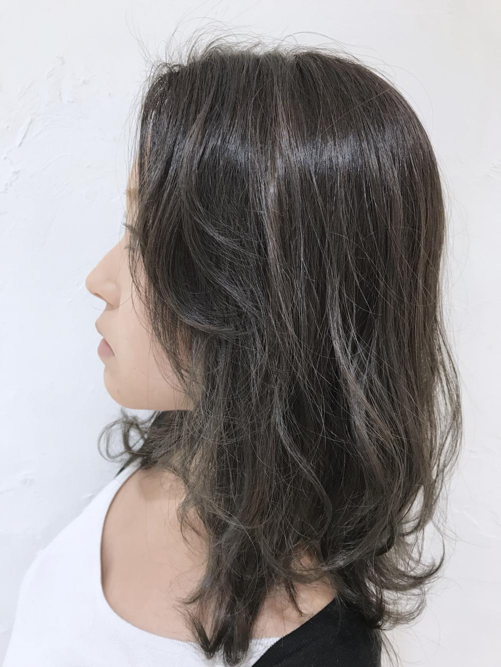 ハイライト×グレージュ
