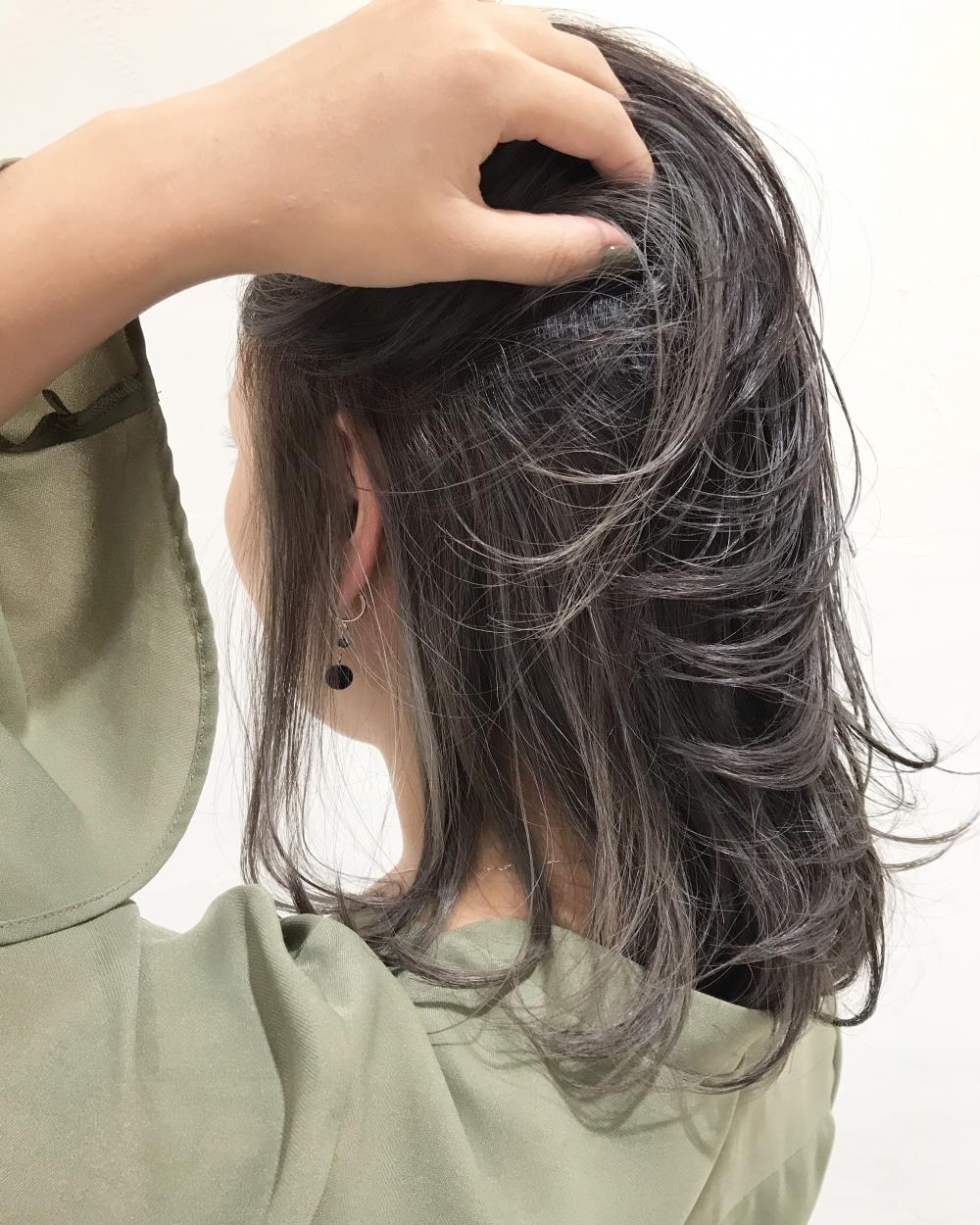 ライトミルクティー×インナーカラー