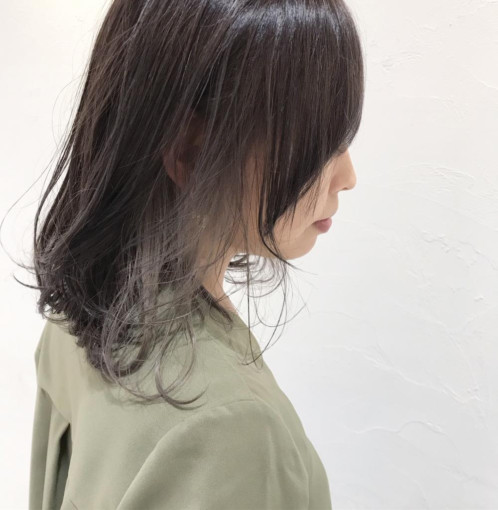 ライトミルクティー×インナーカラー
