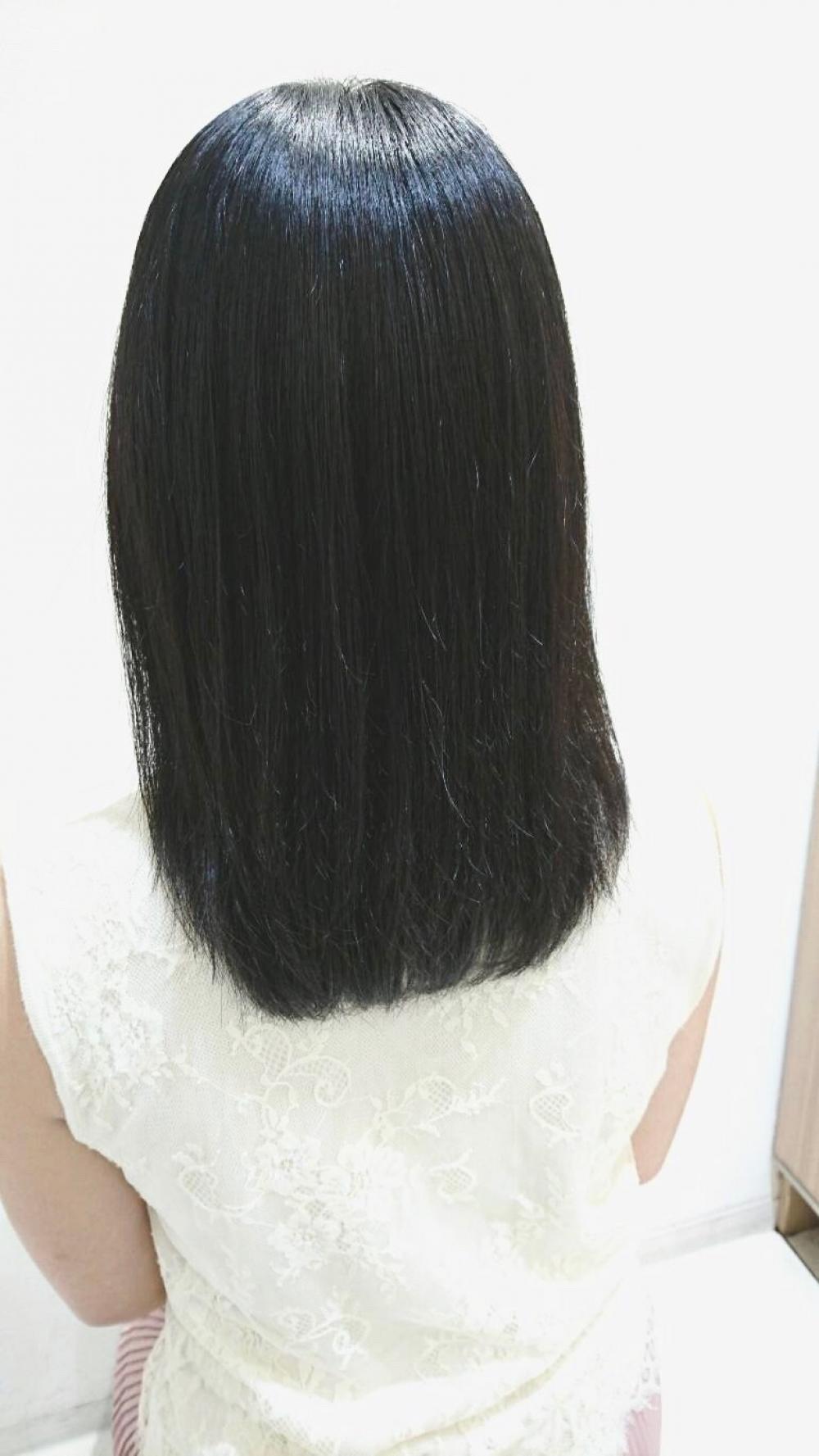 手触り抜群ナチュラルストレート